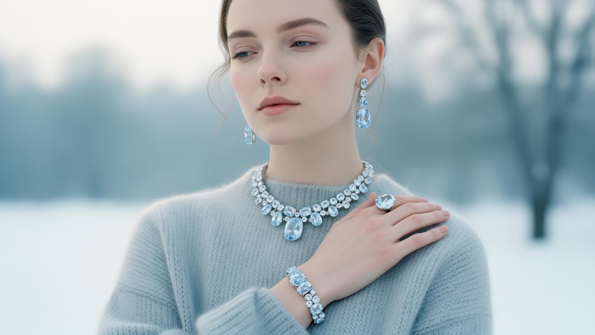 Aurora collection — Lab-grown Sapphire & Diamond
