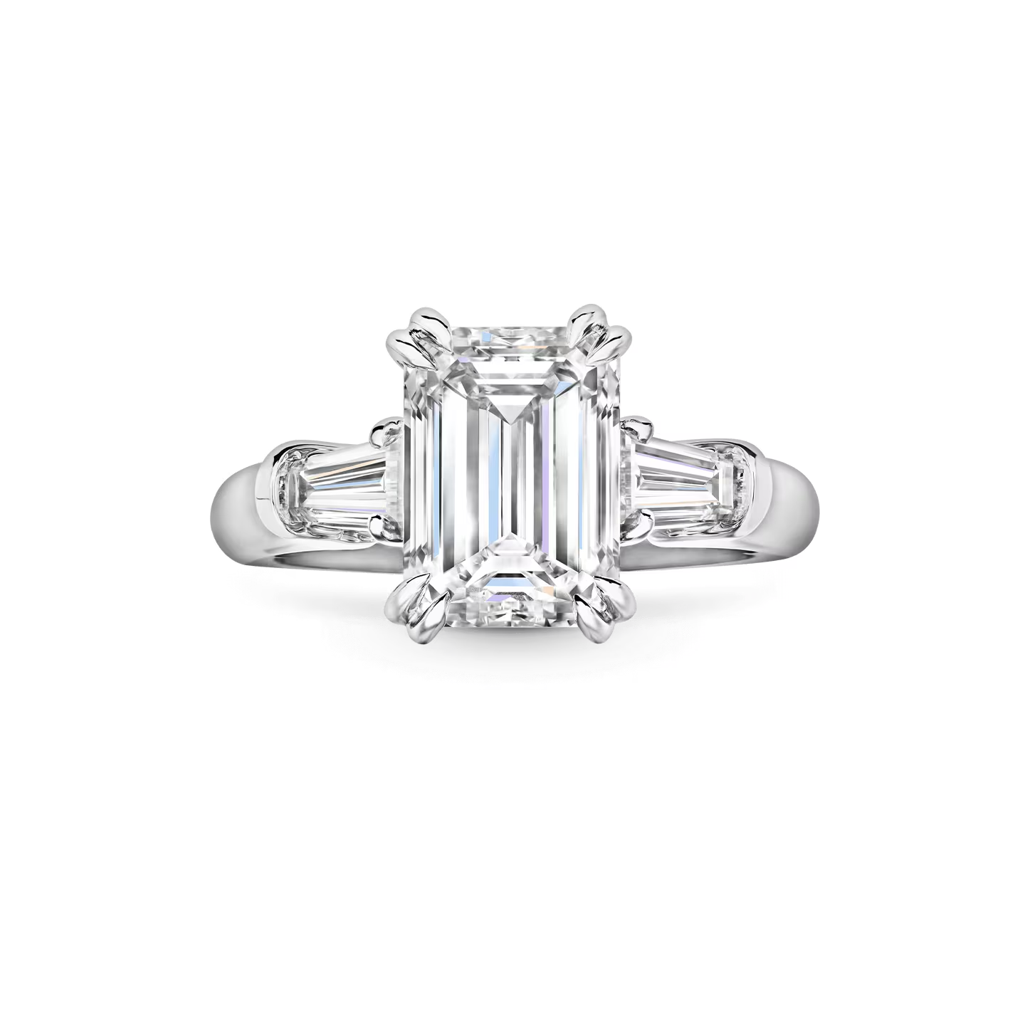 Emerald Trilogy engagement ring setting